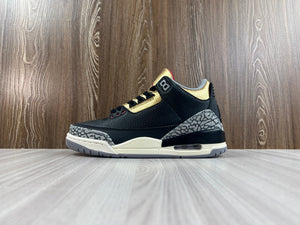 Jordan 3 ''Black Cement Gold''